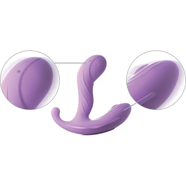 Сиреневый вибратор для зоны G с пультом ДУ G-Spot Stimulate-Her - Fantasy For Her. Фотография 4.