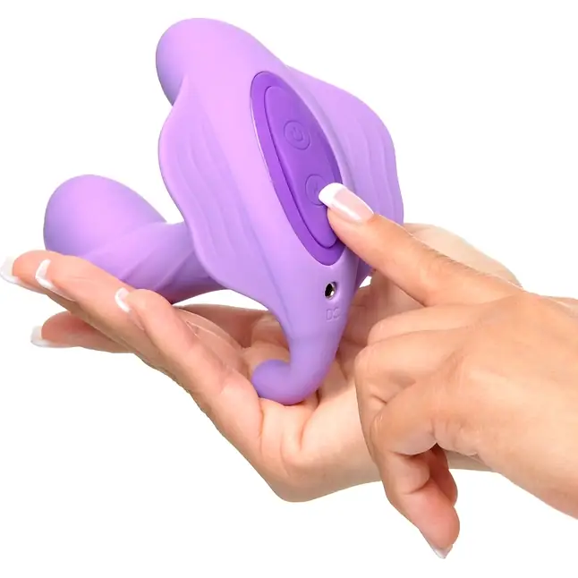Сиреневый вибратор для зоны G с пультом ДУ G-Spot Stimulate-Her - Fantasy For Her. Фотография 8.
