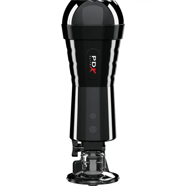 Телесный вибромастурбатор-вагина Cock Compressor Vibrating Stroker - PDX Elite. Фотография 2.