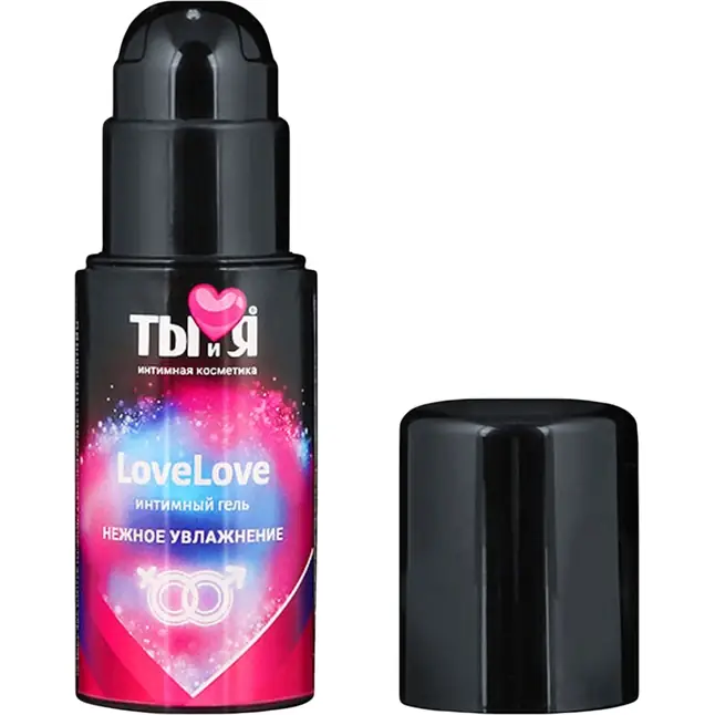 Увлажняющий интимный гель LoveLove - 20 гр - Серия  Ты и Я. Фотография 2.