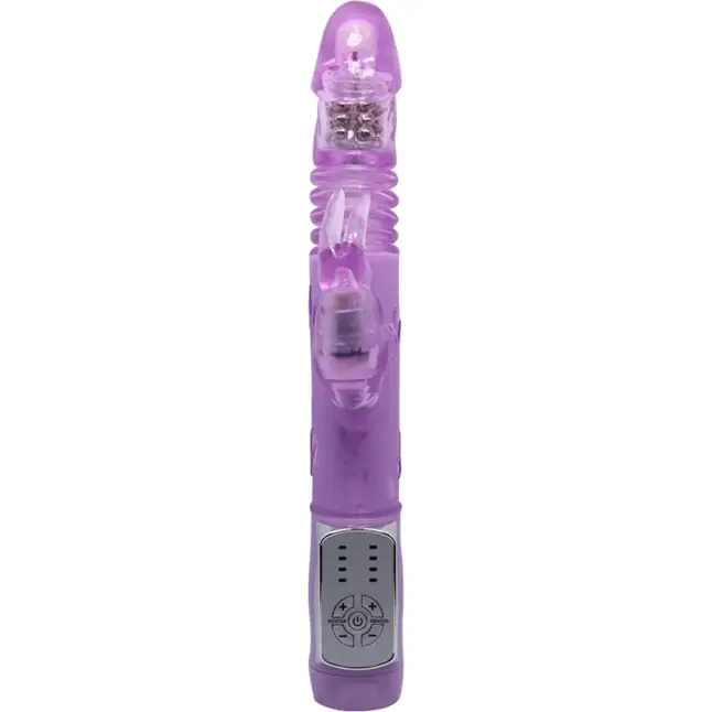 Сиреневый мультифункциональный вибратор Deluxe Dreeam Lover - 26 см. Фотография 2.