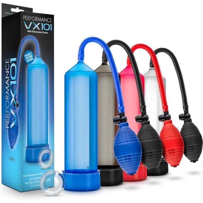 Черная вакуумная помпа VX101 Male Enhancement Pump - Performance. Фотография 5.