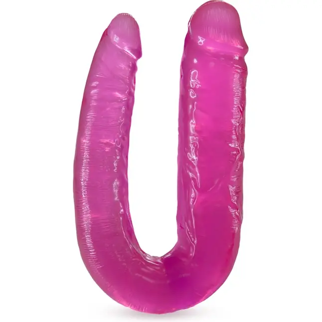 Розовый двусторонний фаллоимитатор Double Headed Dildo - 45 см - B Yours