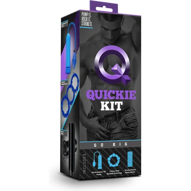Набор для мужчин Go Big из 5 предметов - Quickie Kits. Фотография 4.