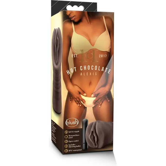Коричневый мастурбатор-вагина Alexis - Hot Chocolate. Фотография 3.