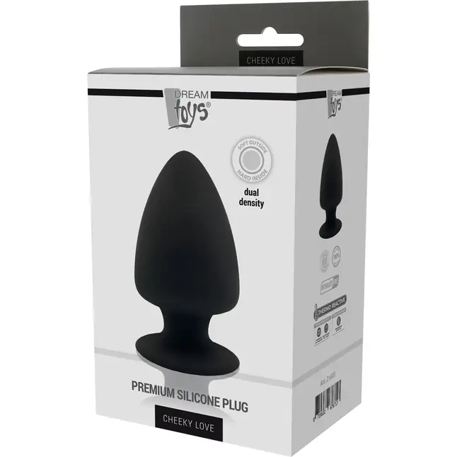 Черная анальная пробка PREMIUM SILICONE PLUG L - 13 см. - Cheeky Love. Фотография 2.