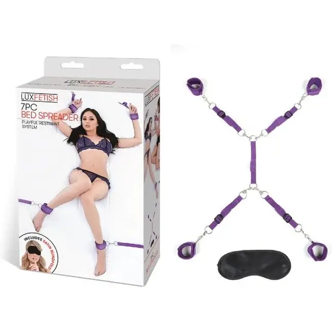 Фиолетовый набор фиксаций на кровати Classic Bed Spreader. Фотография 2.