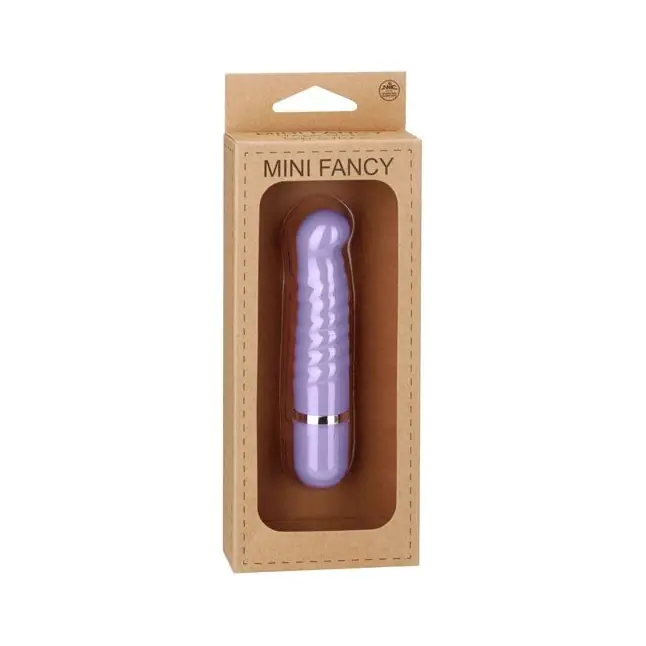 Сиреневый мини-вибратор Mini Fancy - 11,5 см. Фотография 2.