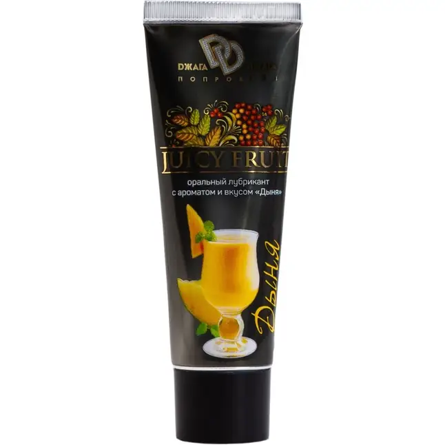 Интимный съедобный лубрикант JUICY FRUIT с ароматом дыни - 30 мл