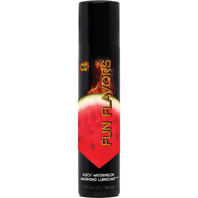 Разогревающий лубрикант Fun Flavors 4-in-1 Juicy Watermelon с ароматом арбуза - 30 мл - Wet Fun Flavors 4-in-1