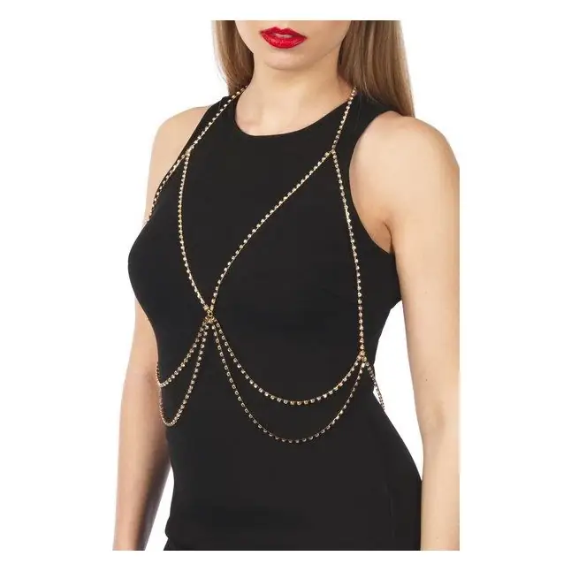 Золотистое украшение на тело BIJOUX DE CORPS JADE OR
