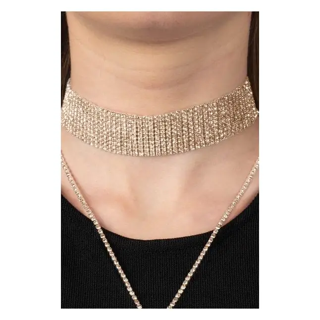 Золотистое украшение на шею COLLIER EMMA OR. Фотография 2.