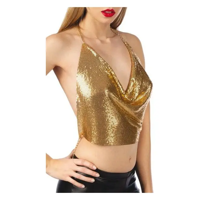 Золотистый топ BIJOUX DE CORPS AMBRE OR