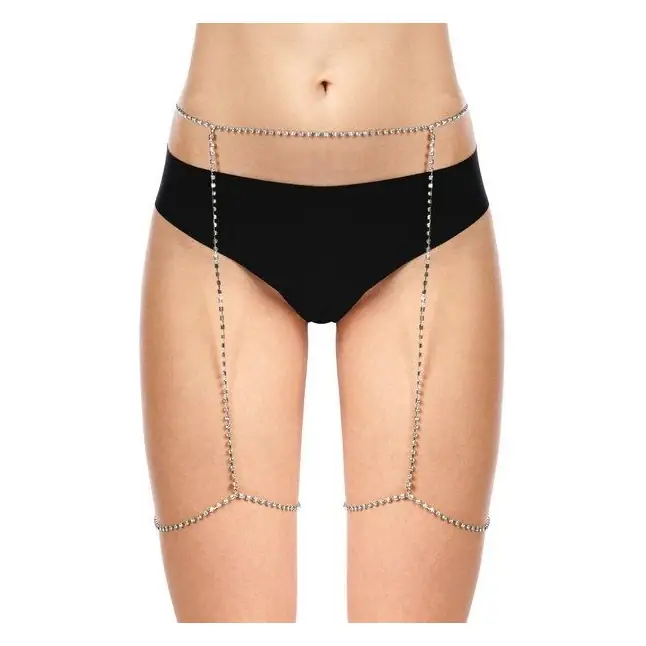Серебристые гартеры BIJOUX P-JARRETELLES ARGENT