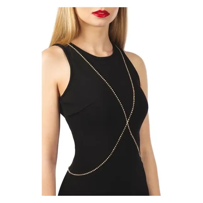 Золотистые цепочки на тело BIJOUX DE CORPS ELENA OR