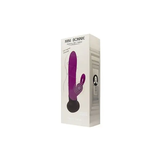 Фиолетовый вибростимулятор Mini Bonnie - 19,7 см. Фотография 4.