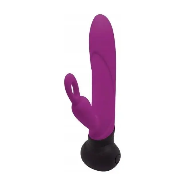 Фиолетовый вибростимулятор Mini Bonnie - 19,7 см
