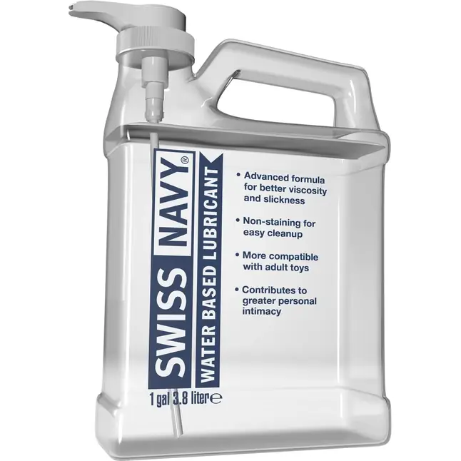 Канистра лубриканта Swiss Navy Water Based Lube на водной основе - 3,8 л - Water Based Lubricants
