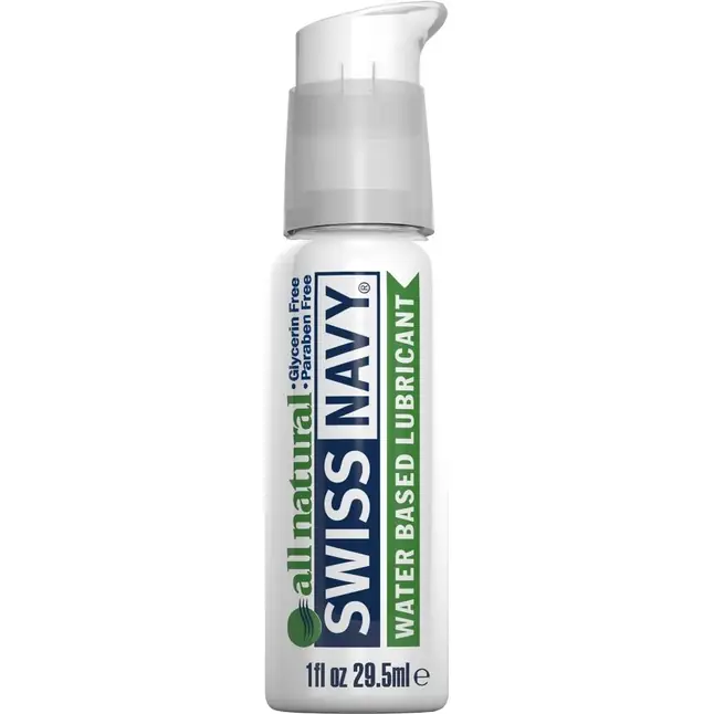 Гипоаллергенный лубрикант Swiss Navy All Natural Water Base Lubricant - 29,5 мл - All Natural Lubes