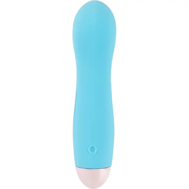 Голубой мини-вибратор Cuties Mini - 12,9 см - You2Toys. Фотография 2.