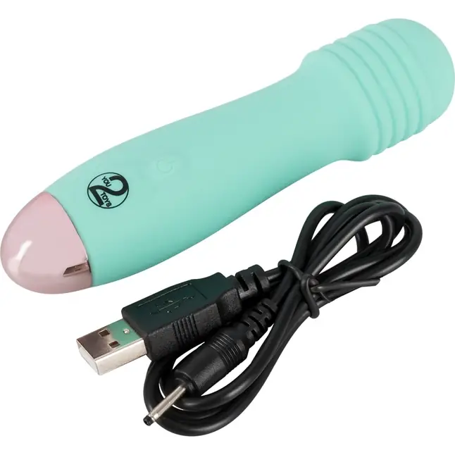 Мятный мини-вибратор Cuties Mini - 12,5 см - You2Toys. Фотография 3.