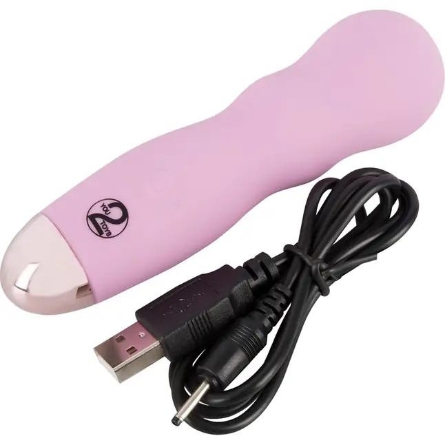 Нежно-розовый мини-вибратор Cuties Mini - 12,4 см - You2Toys. Фотография 3.