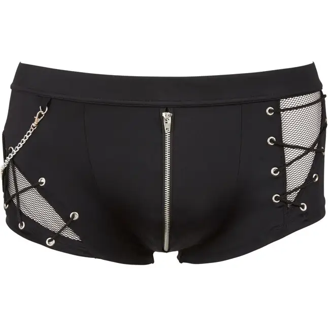 Сексуальные трусы-боксеры с замочком, шнуровками и цепочкой - Svenjoyment underwear. Фотография 3.