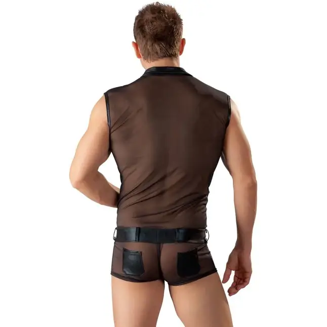 Сексуальный полупрозрачный комбинезон с кармашками - Svenjoyment underwear. Фотография 2.