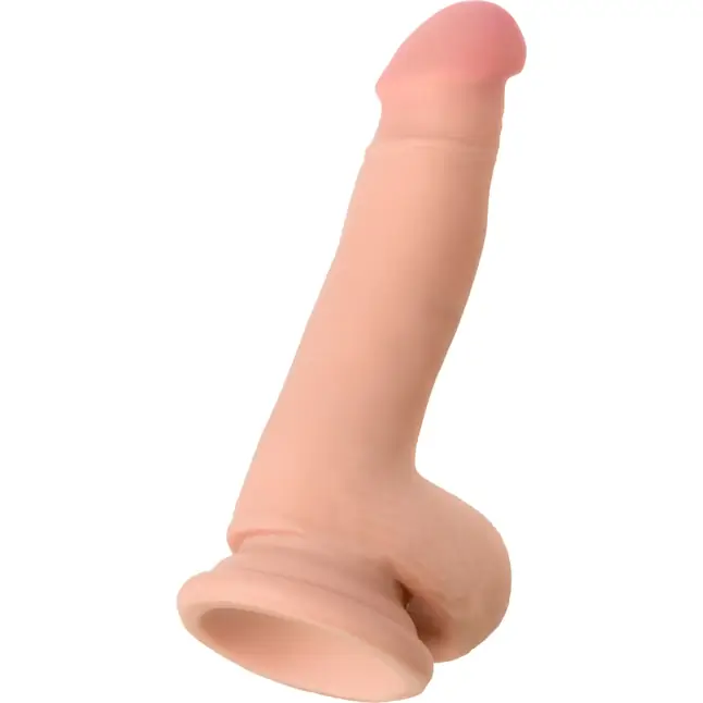 Телесный вибратор-реалистик Alfonso - 18,5 см - RealStick Elite. Фотография 6.