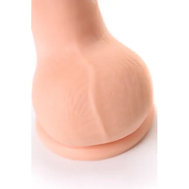 Телесный фаллоимитатор-реалистик Nathan - 18,5 см - RealStick Elite. Фотография 8.