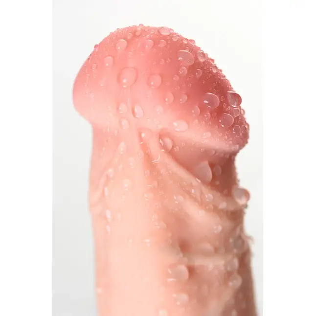 Телесный фаллоимитатор-реалистик Nathan - 18,5 см - RealStick Elite. Фотография 9.