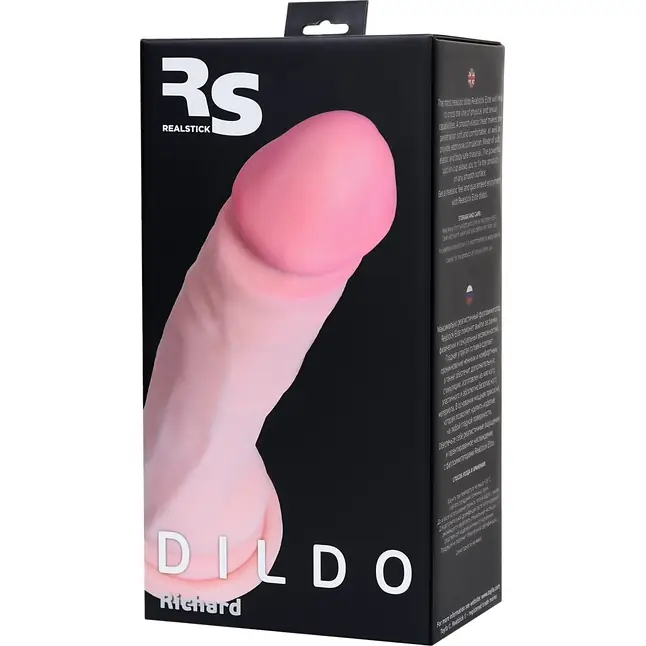 Телесный реалистичный фаллоимитатор Richard без мошонки - 20 см - RealStick Elite. Фотография 5.