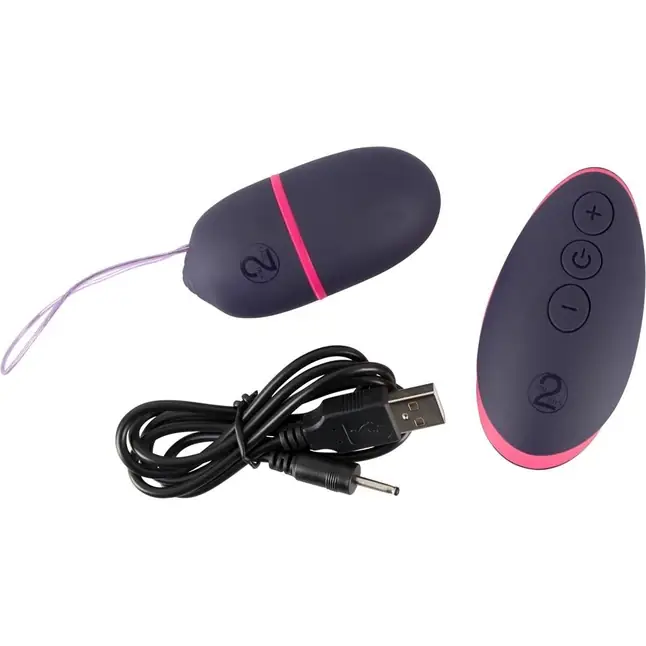 Темно-фиолетовое виброяйцо с пультом ДУ Remote Controlled Love Bullet - You2Toys. Фотография 2.