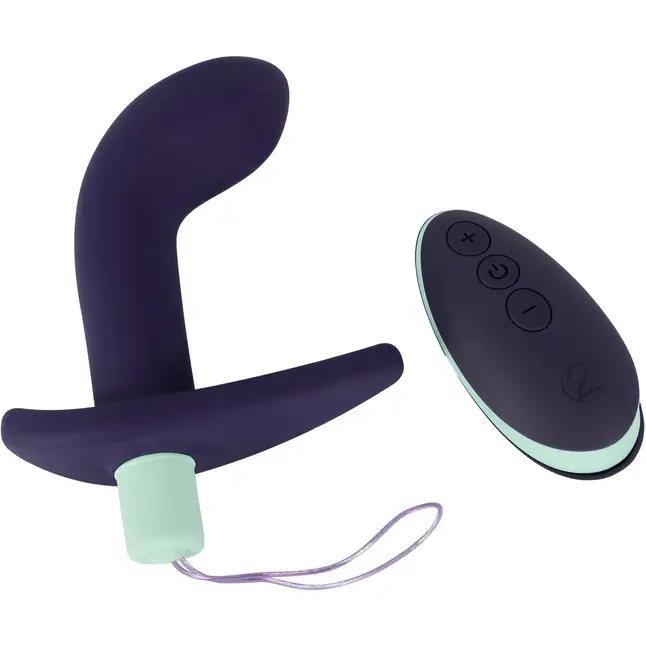 Темно-фиолетовый вибростимулятор простаты с пультом ДУ Remote Controlled Prostate Plug - You2Toys