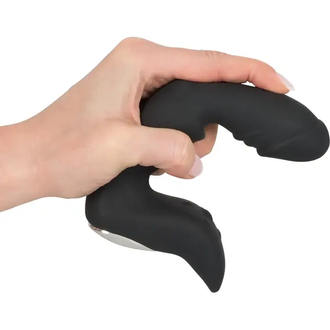 Черный перезаряжаемый вибростимулятор простаты Rechargeable Prostate Stimulator - You2Toys. Фотография 6.