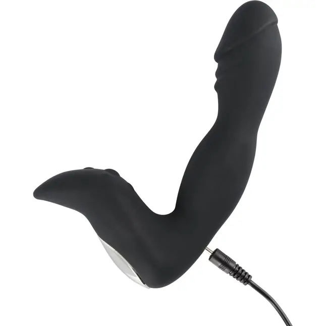Черный перезаряжаемый вибростимулятор простаты Rechargeable Prostate Stimulator - You2Toys. Фотография 8.