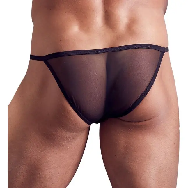 Полупрозрачные трусы-брифы на тонких бретелях - Svenjoyment underwear. Фотография 2.