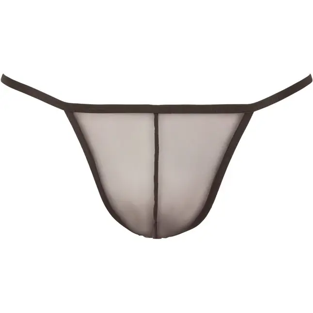 Полупрозрачные трусы-брифы на тонких бретелях - Svenjoyment underwear. Фотография 3.