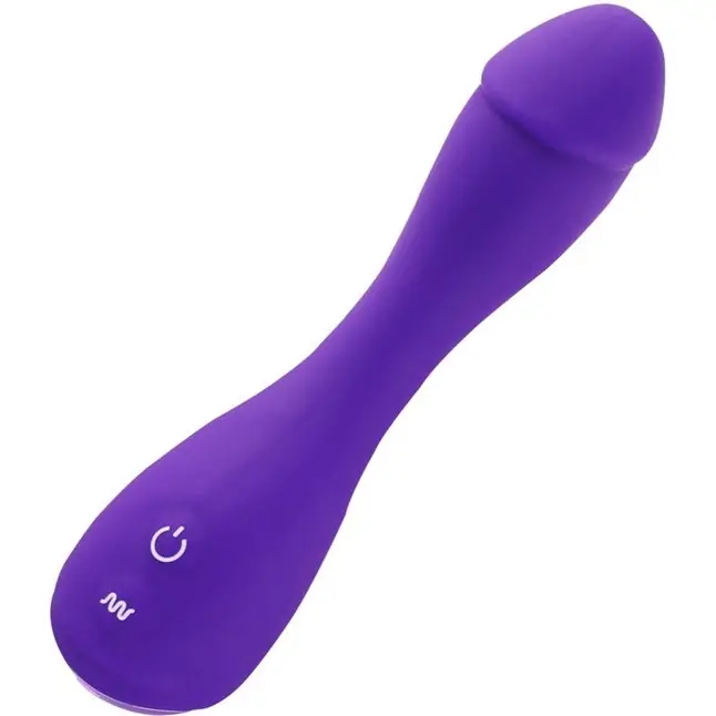 Фиолетовый вибратор Devil Dick - 16 см. Фотография 3.