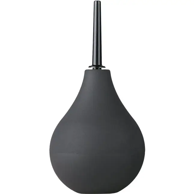 Черный большой анальный душ Black Anal Douche - Anal Collection
