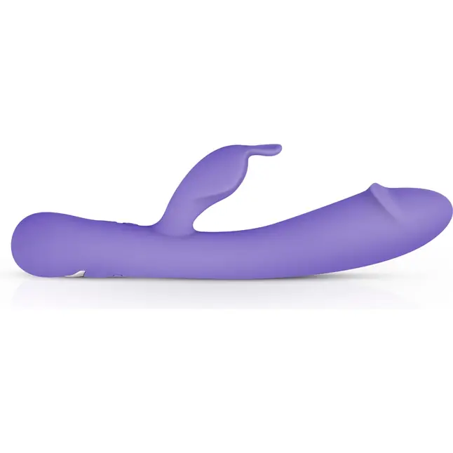 Фиолетовый вибратор-кролик Trix Rabbit Vibrator - 22,5 см - Good Vibes Only. Фотография 2.
