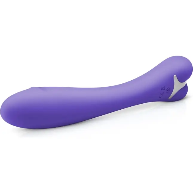 Фиолетовый вибратор для G-стимуляции Gili G-Spot Vibrator - 22 см - Good Vibes Only. Фотография 4.