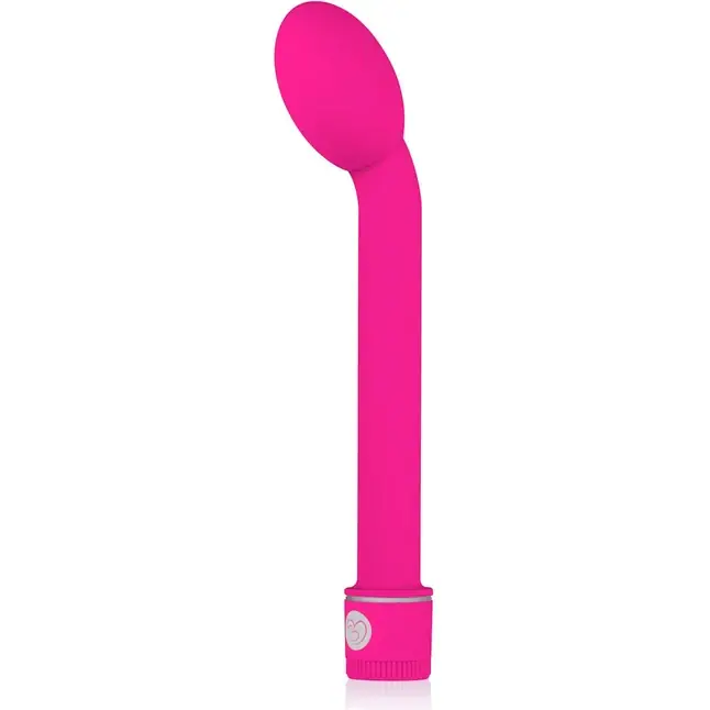 Розовый вибратор для точки G Easytoys G-Spot Vibrator - 21 см - Vibe Collection
