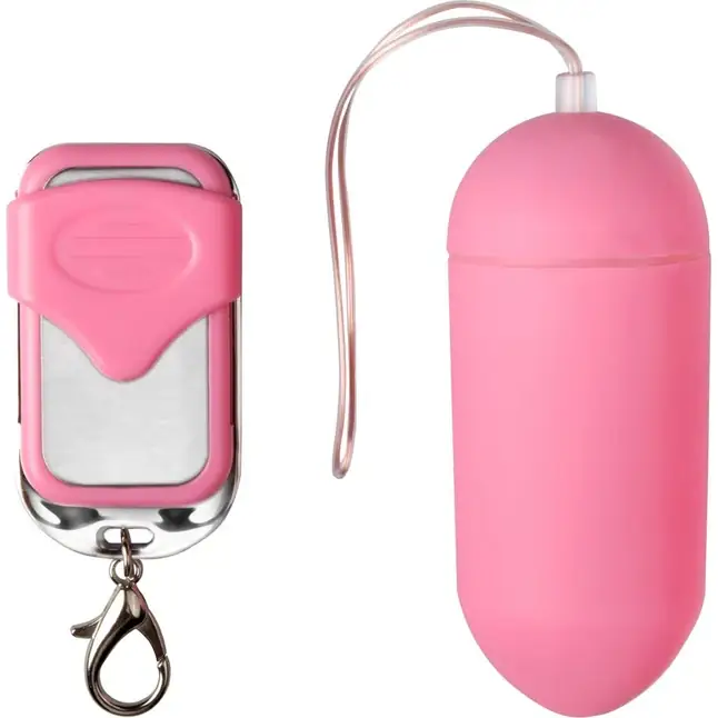Розовое виброяйцо Easytoys Vibration Egg с пультом ДУ - Mini Vibe Collection