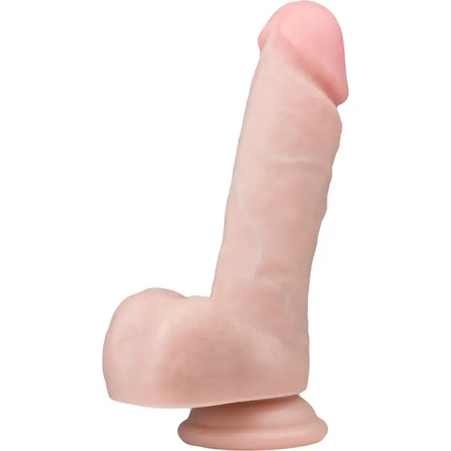 Телесный фаллоимитатор Realistic Dildo - 17,5 см - Dildo Collection
