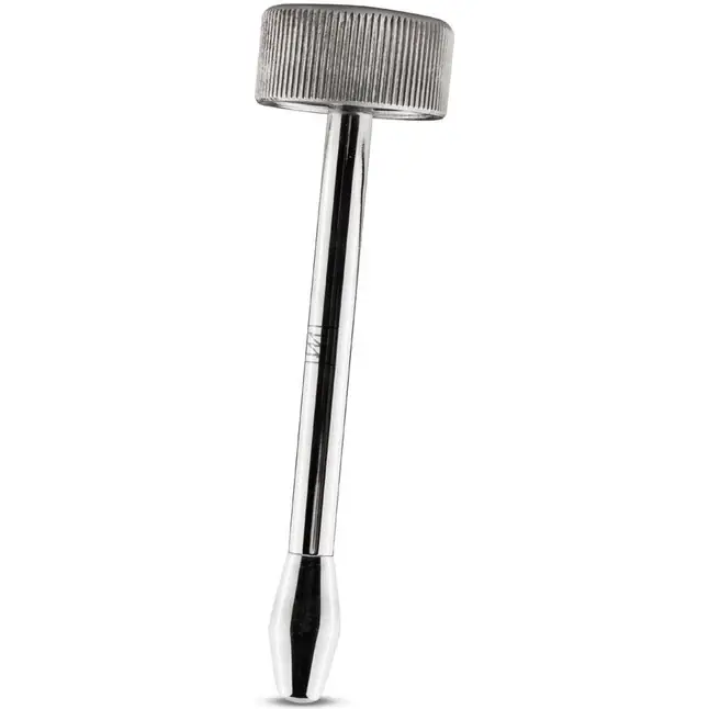 Серебристый уретральный стимулятор Sinner Vibrating dilator - 9,5 см - Sinner Gear Unbendable