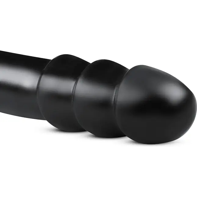 Черный фаллоимитатор MadBull Muzzl - 28,9 см - BUTTR. Фотография 4.