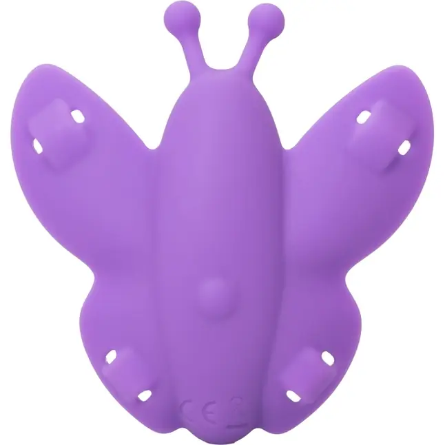 Фиолетовая вибробабочка на ремешках Silicone Remote Venus Butterfly - Venus Butterfly. Фотография 3.