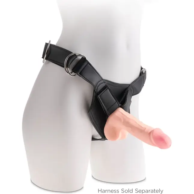 Телесный фаллоимитатор на присоске 7.5 Triple Density Cock - 22,9 см - King Cock Plus. Фотография 6.