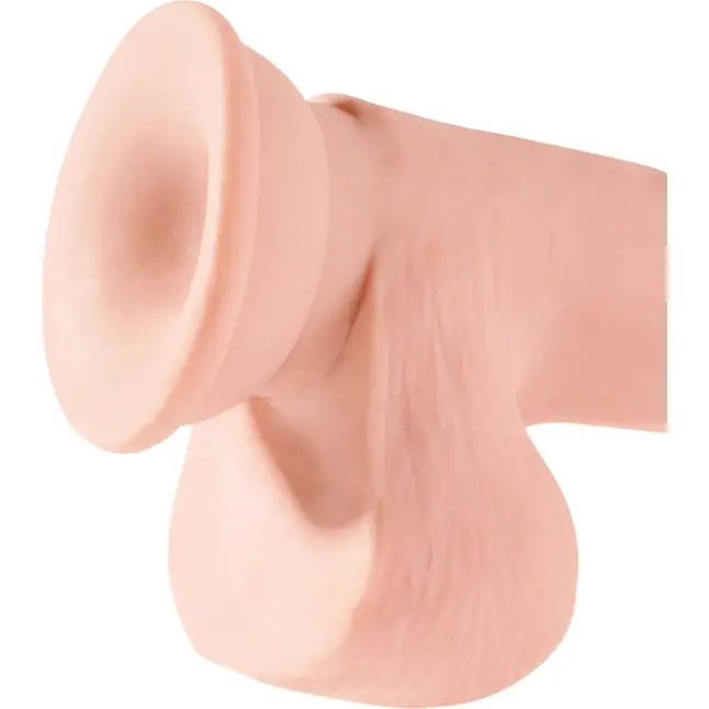 Телесный фаллоимитатор на присоске 7.5 Triple Density Cock - 22,9 см - King Cock Plus. Фотография 8.